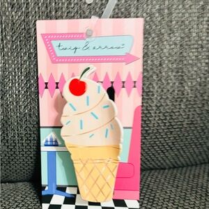 Ice Cream Cone HAIR CLIP ❤️🦋
